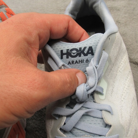 Hoka‎ Womens Shoes 10 B Gray Arahi 6 Lightweight Cushioned Athletic Running - Picture 7 of 16